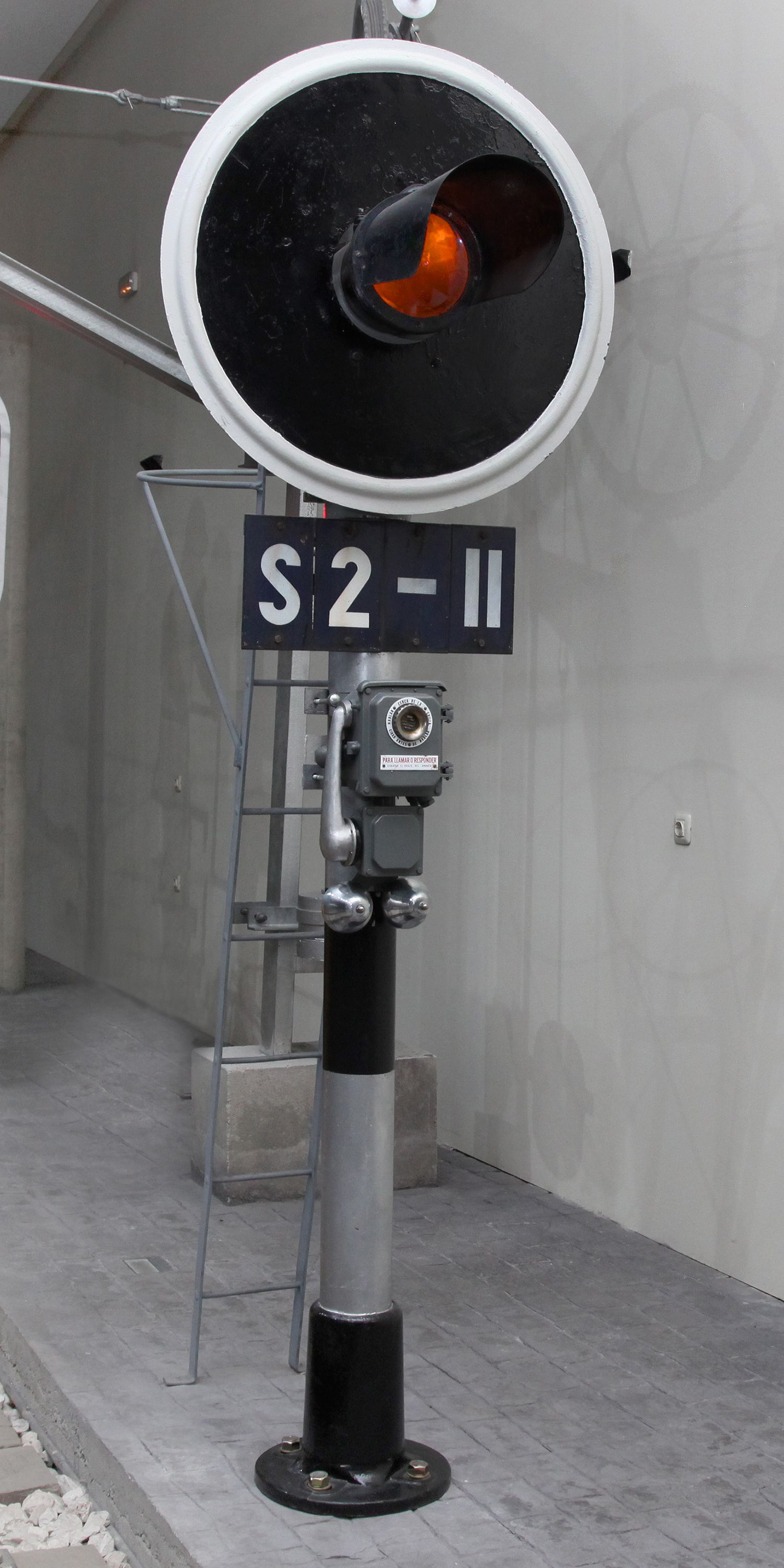 Señal monofoco de Control de Tráfico Centralizado